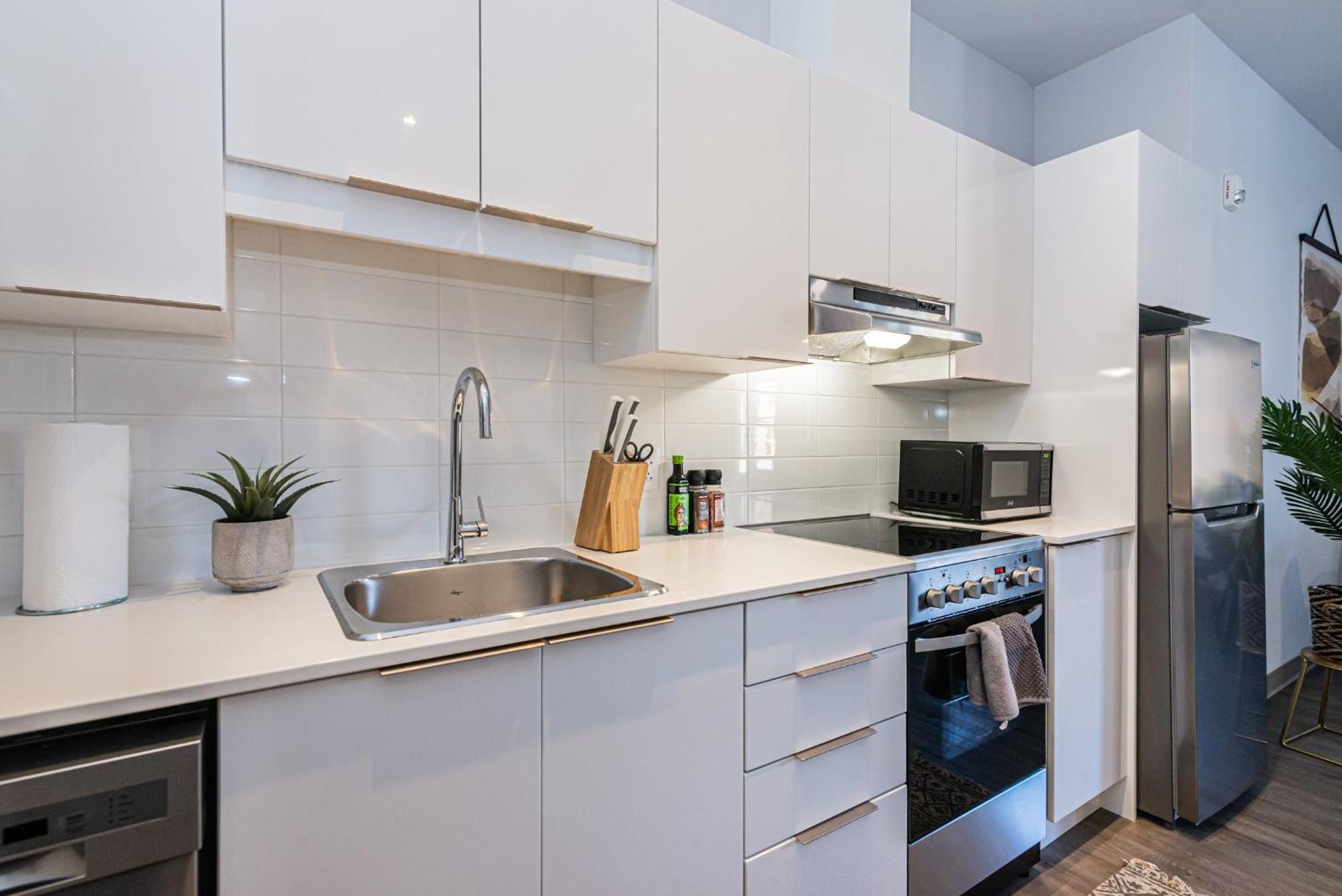 Wonderful New Studio Close To Mount Royal By Den Stays Montreal Habitación foto